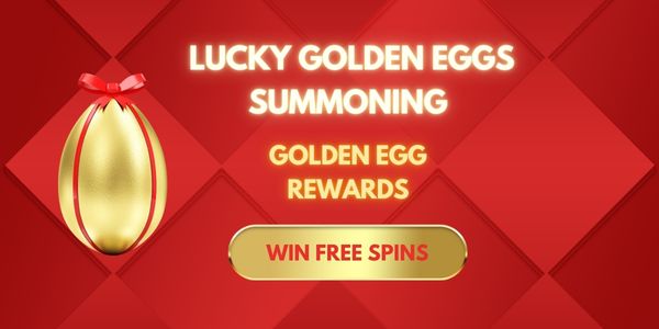 Golden egg free spins promotion artwork